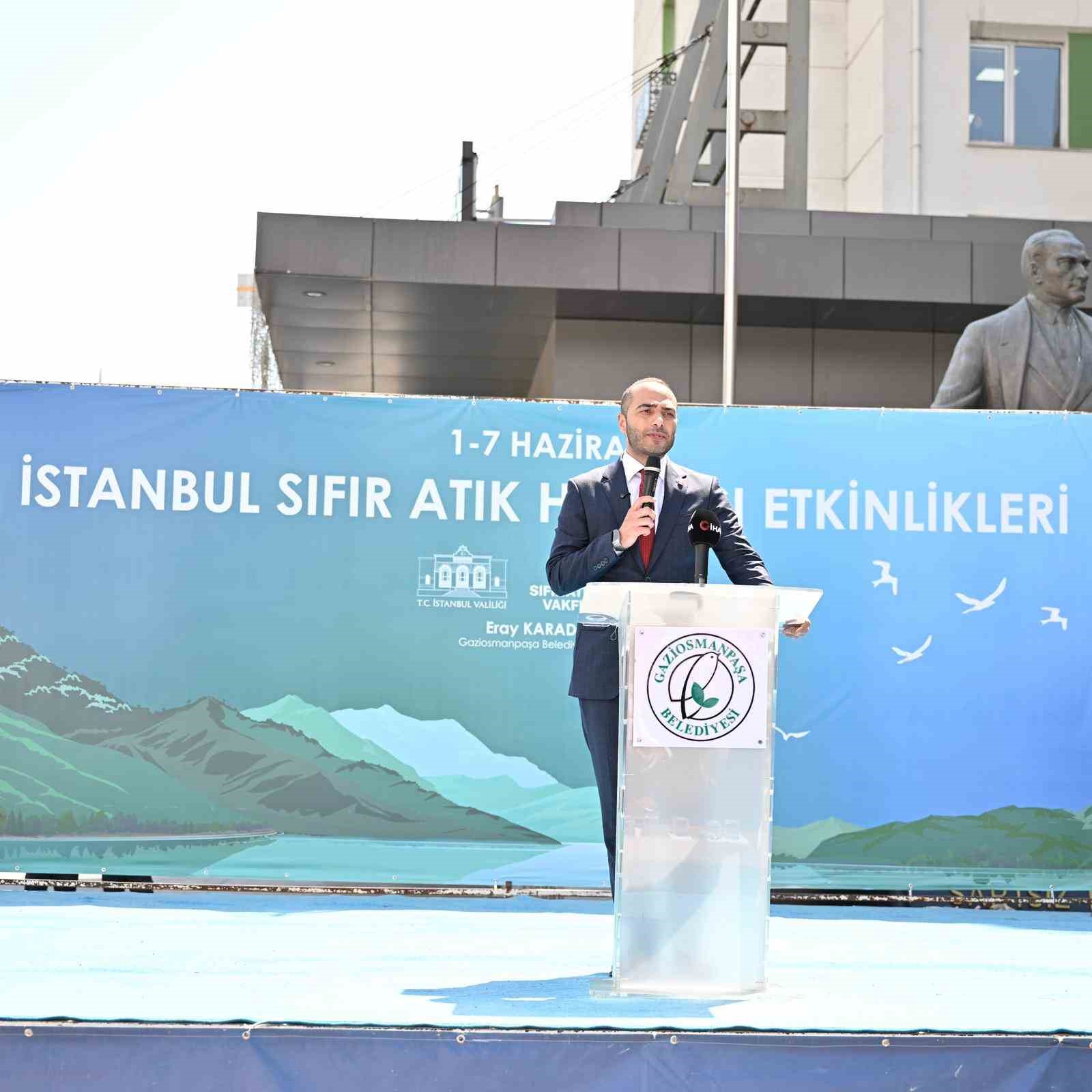 Gaziosmanpaşa’da atıklar enerjiye dönüşüyor: 60 binden fazla ağacın kesilmesi önlendi