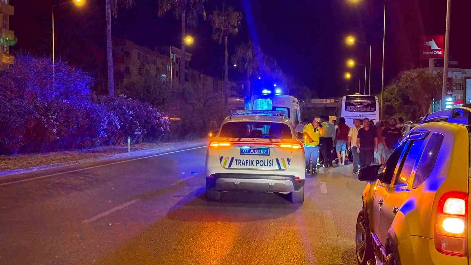 Gazipaşa’da aracın çarptığı yaya yaralandı