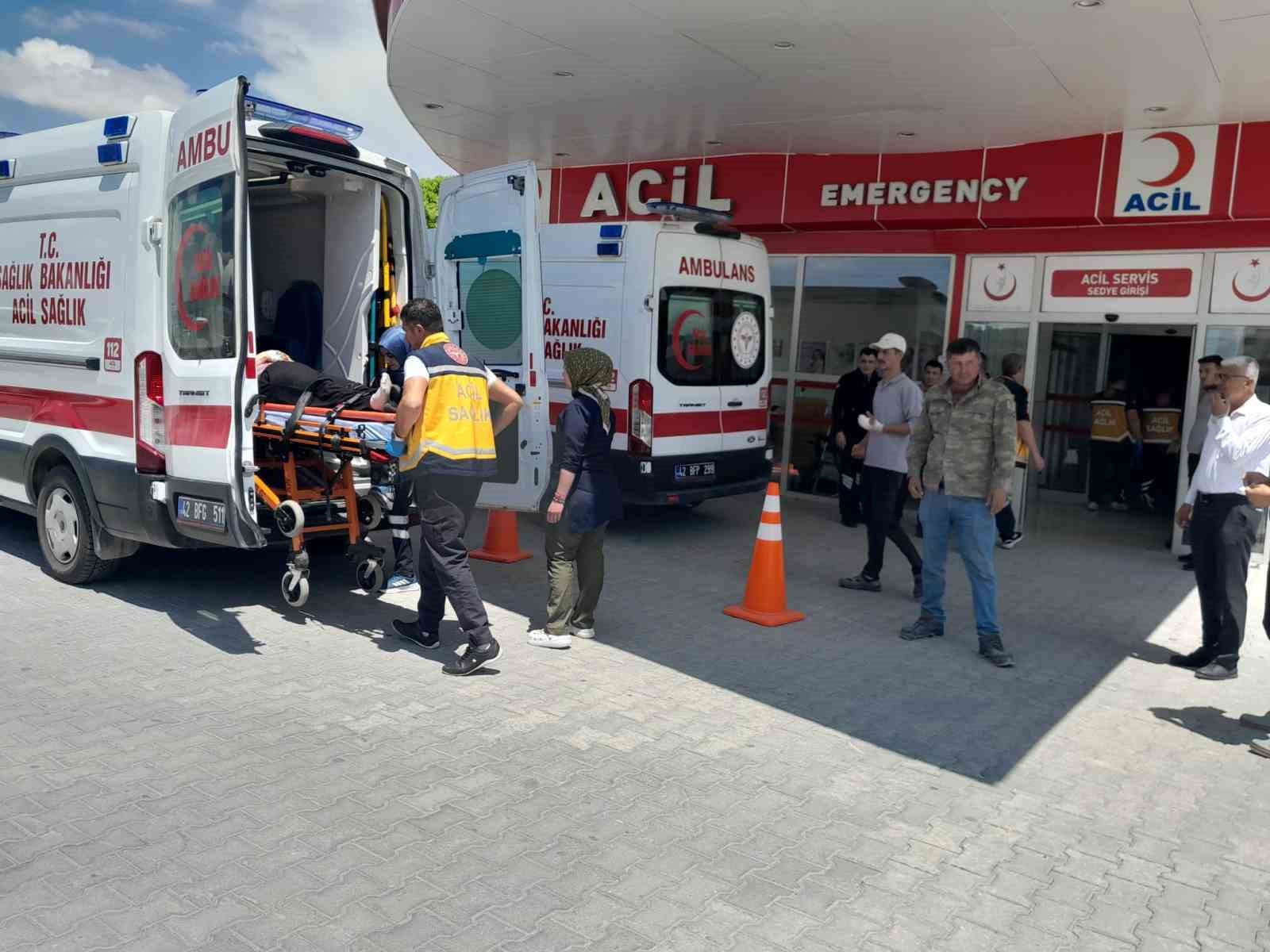 Konya’da otomobil takla attı: 4 yaralı