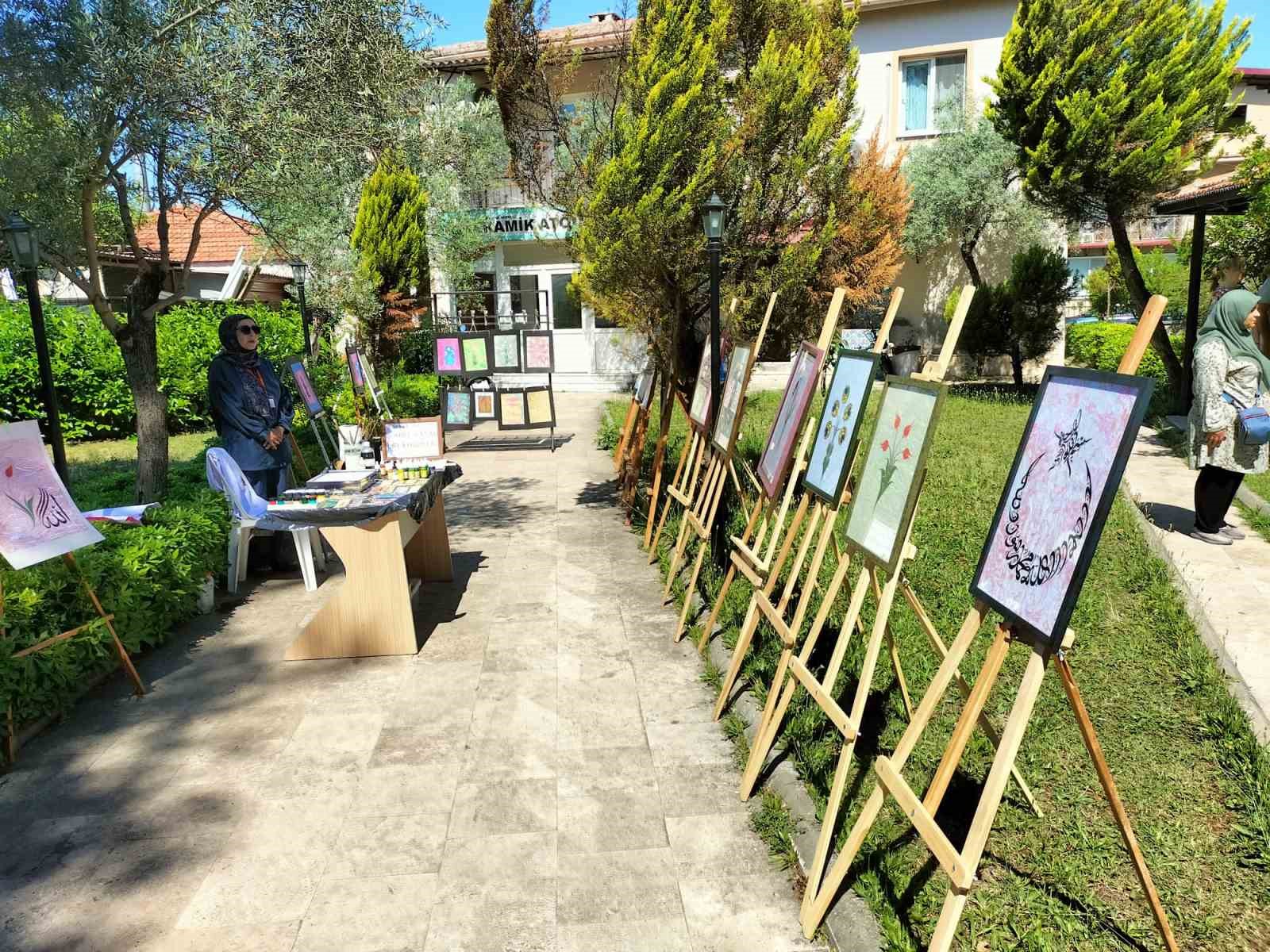 K&ouml;yceğiz&rsquo;de kursiyerler emeklerini sergiledi