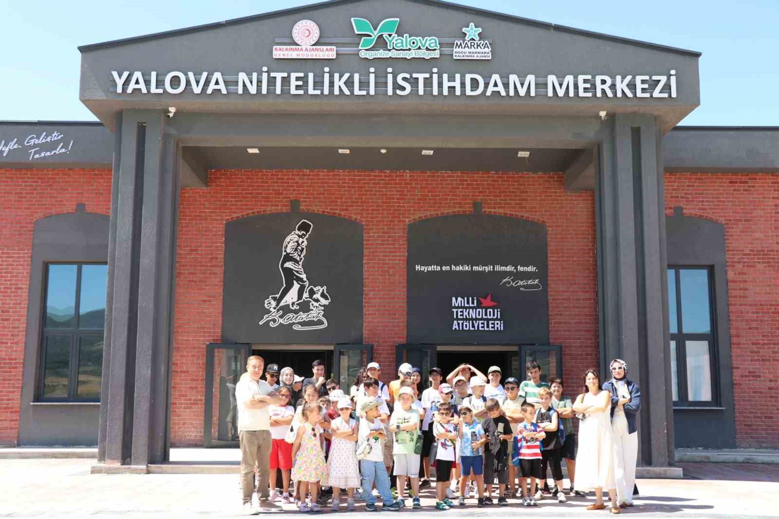 Robotik kodlama öğrencilerinden Yalova OSB’ye teknik gezi