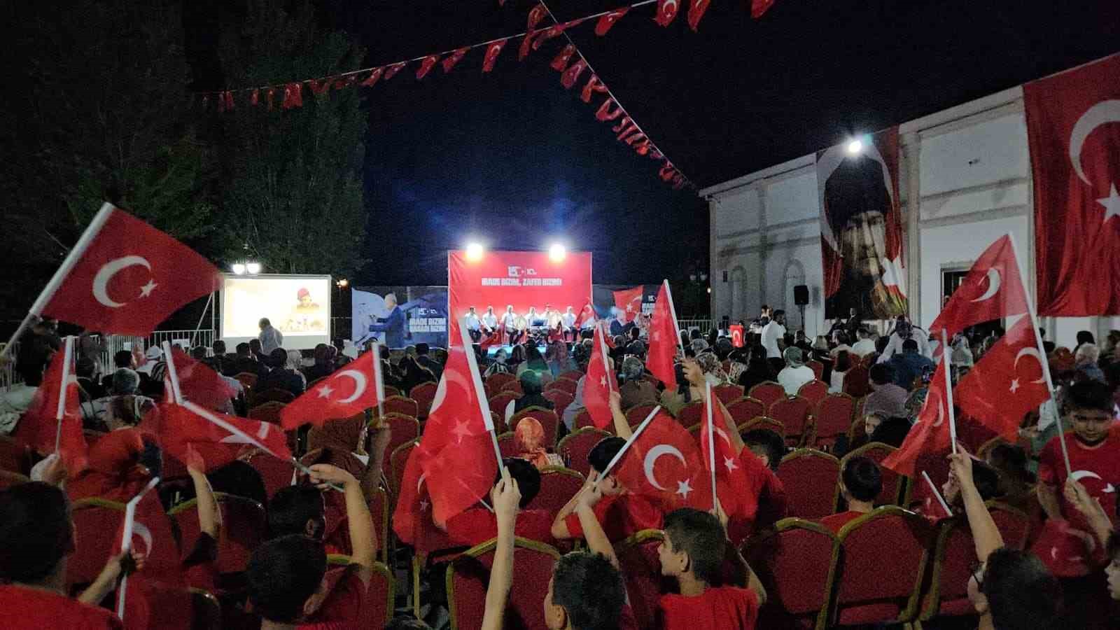 Darende’de 15 Temmuz Demokrasi ve Millî Birlik Günü coşkuyla anıldı