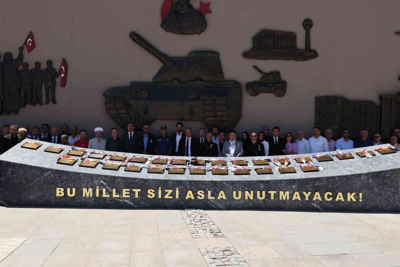 Pursaklar’da 15 Temmuz şehitleri anıldı