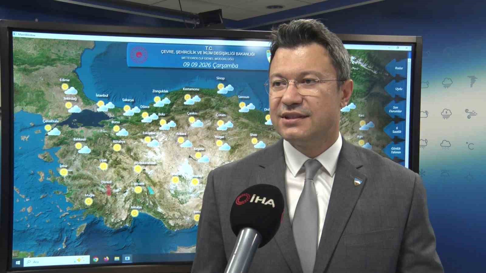 Hava Tahmin Uzmanı Tekin: "Hava sıcaklığı ülke genelinde mevsim normallerinin üzerine çıkacak"