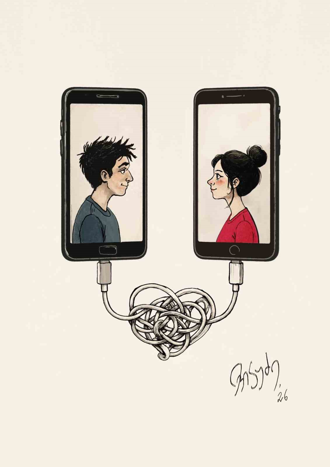 Muğla’da aşk ve sevgi karikatürlerle anlatıldı