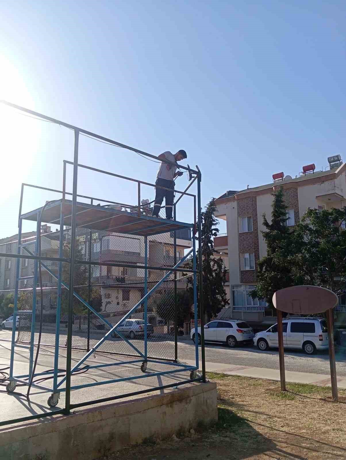 Didim Belediyesi&rsquo;nden, ortak yaşam alanlarında bakım &ccedil;alışması