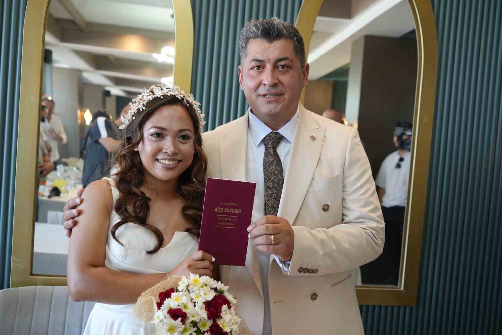 Samsun’a Filipinli gelin
