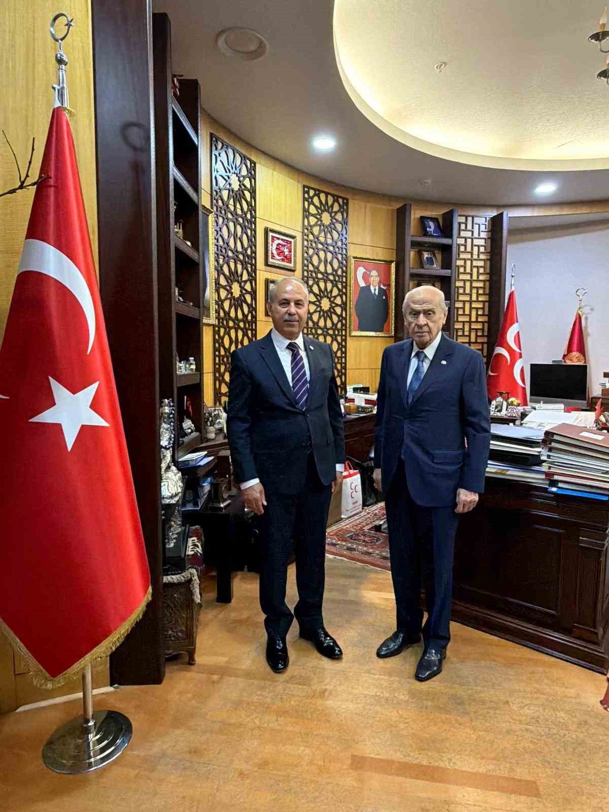 MHP İl başkanı Mehmet Sait Kılıç’tan, Bahçeli’ye ziyaret