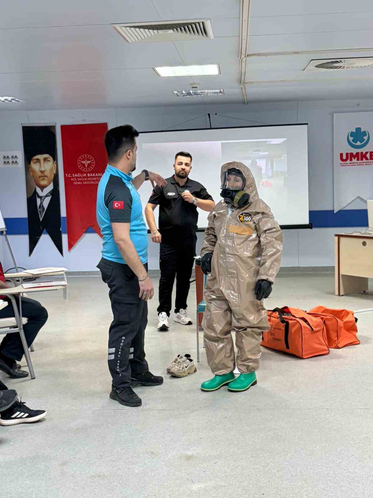 Elazığ&rsquo;da KBRN eğitimi