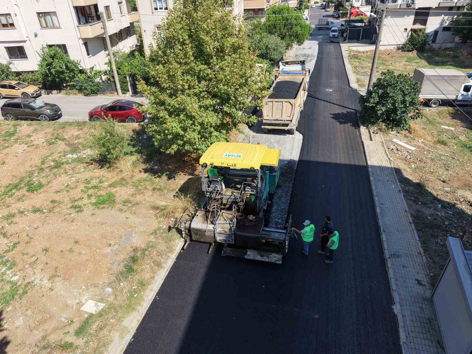 Gebze&rsquo;de Gaziler Mahallesi&rsquo;nin yolları asfaltlanıyor