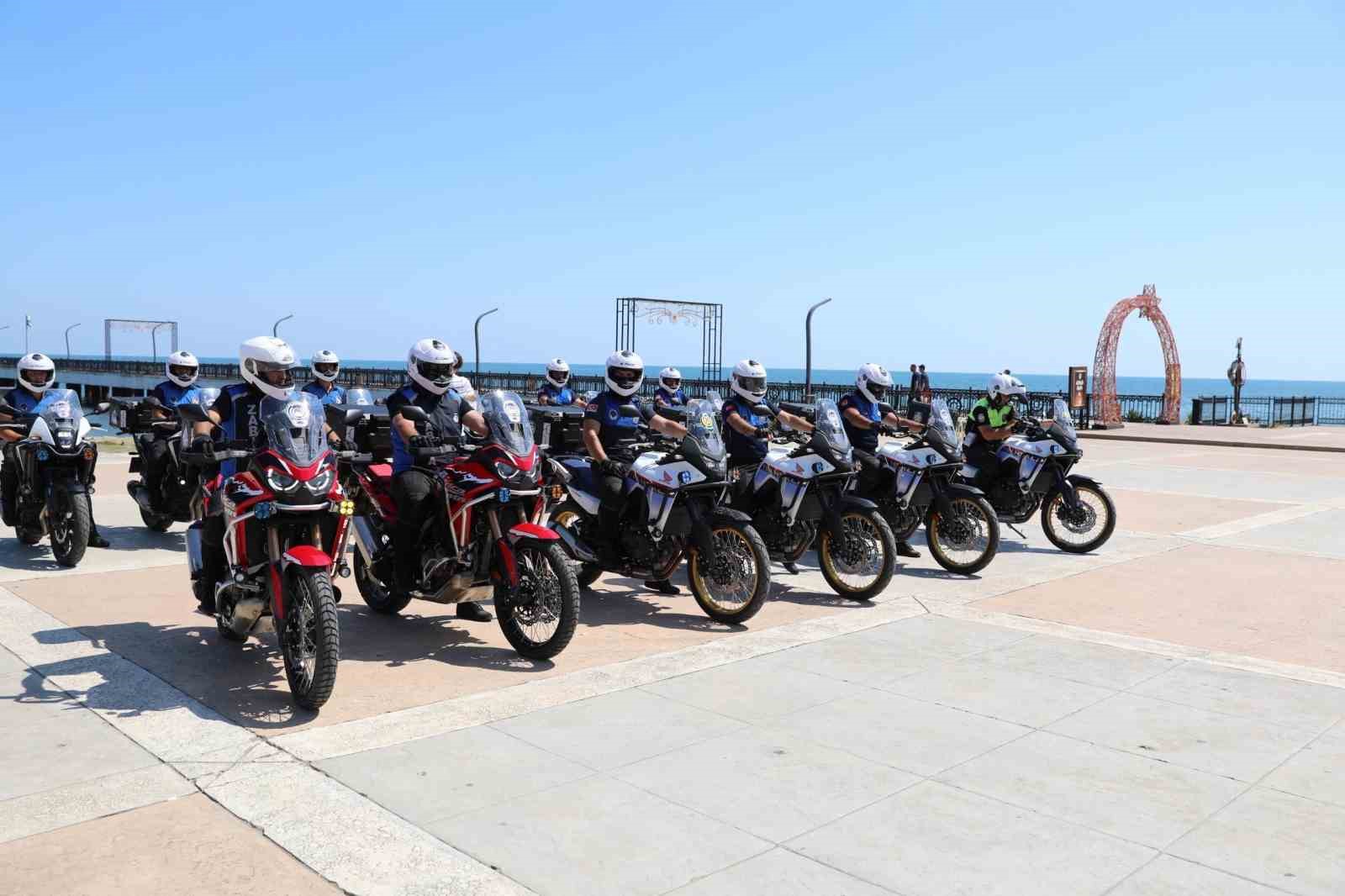 Samsun’da zabıtaya hızlı müdahale gücü: Motosikletli ekipler sahada