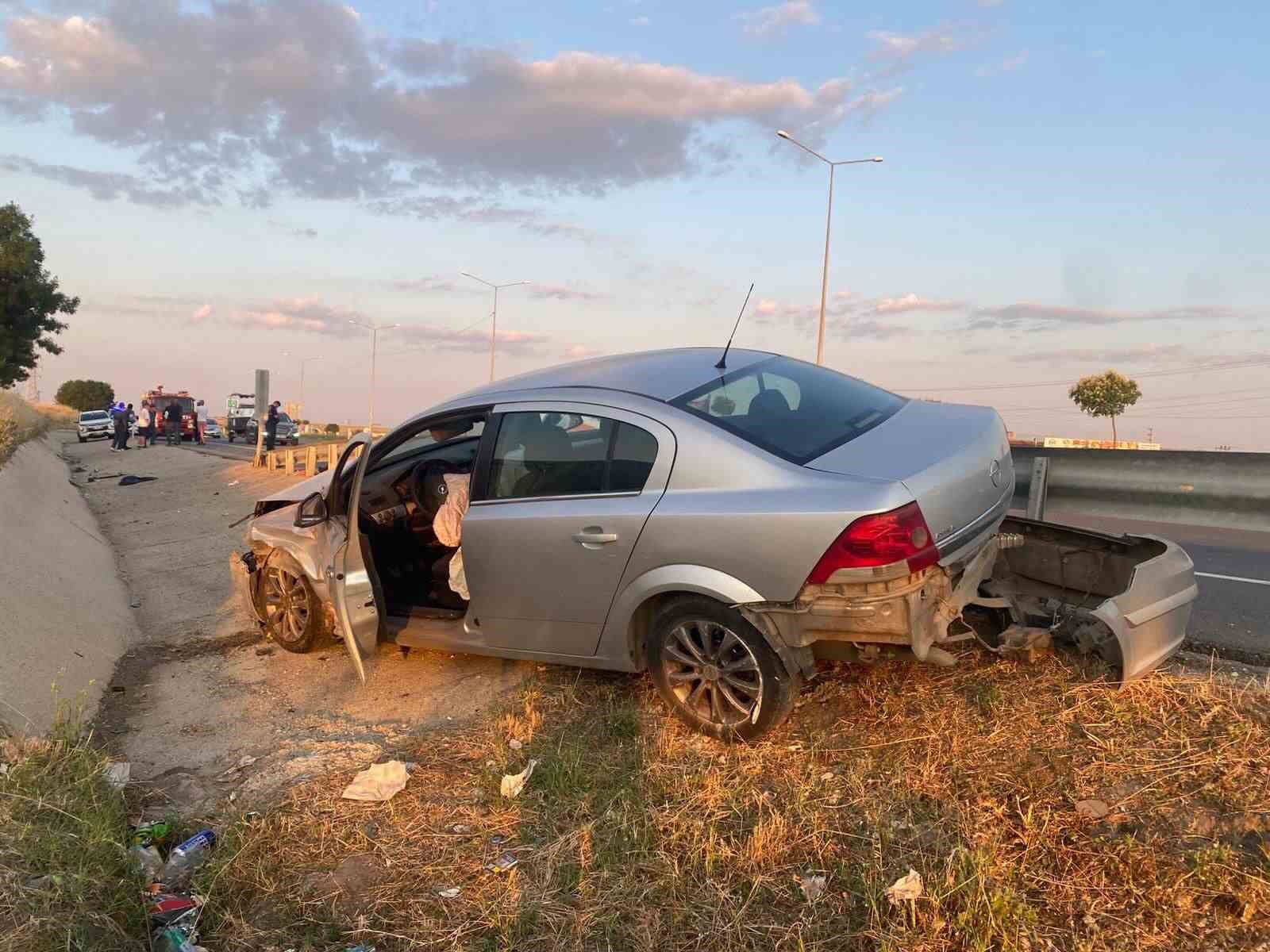 İpsala’da meydana gelen kazada 1 kişi ağır yaralandı