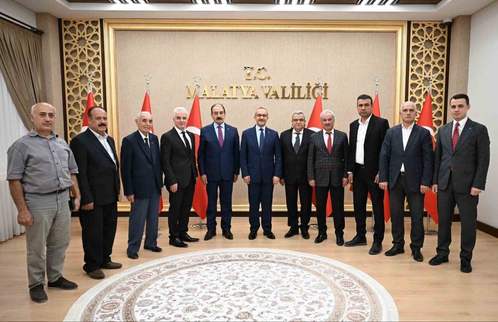 MESOB heyetinden Vali Seddar Yavuz’a ’Ahilik Haftası’ ziyareti