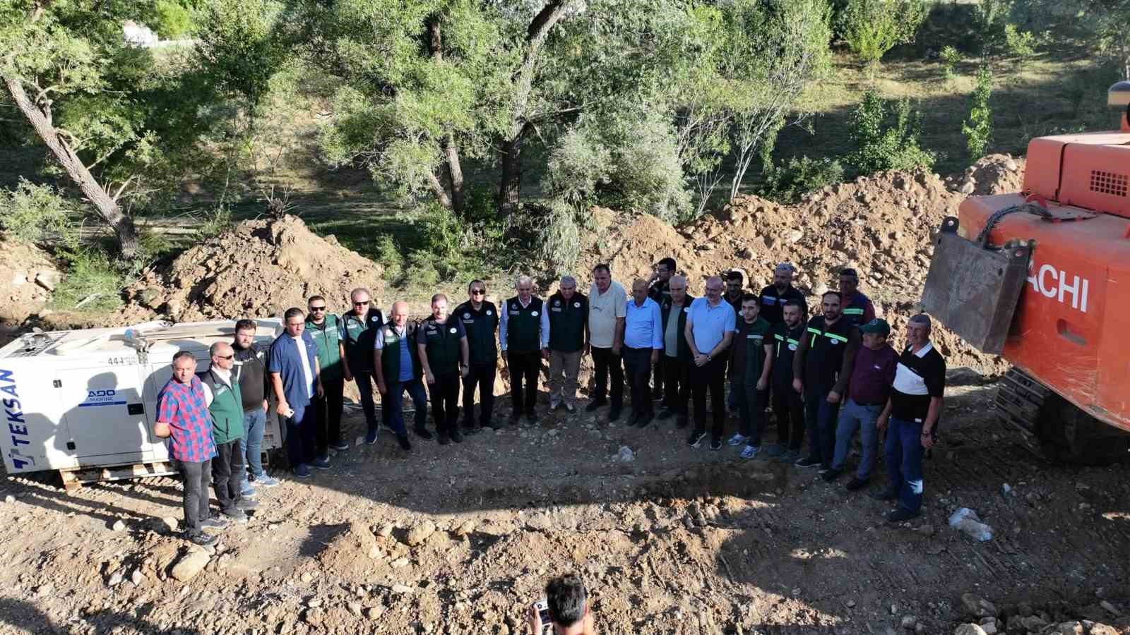 DSİ heyeti Turnaçayırı Barajı Sulama Projesi’ni sahada inceledi