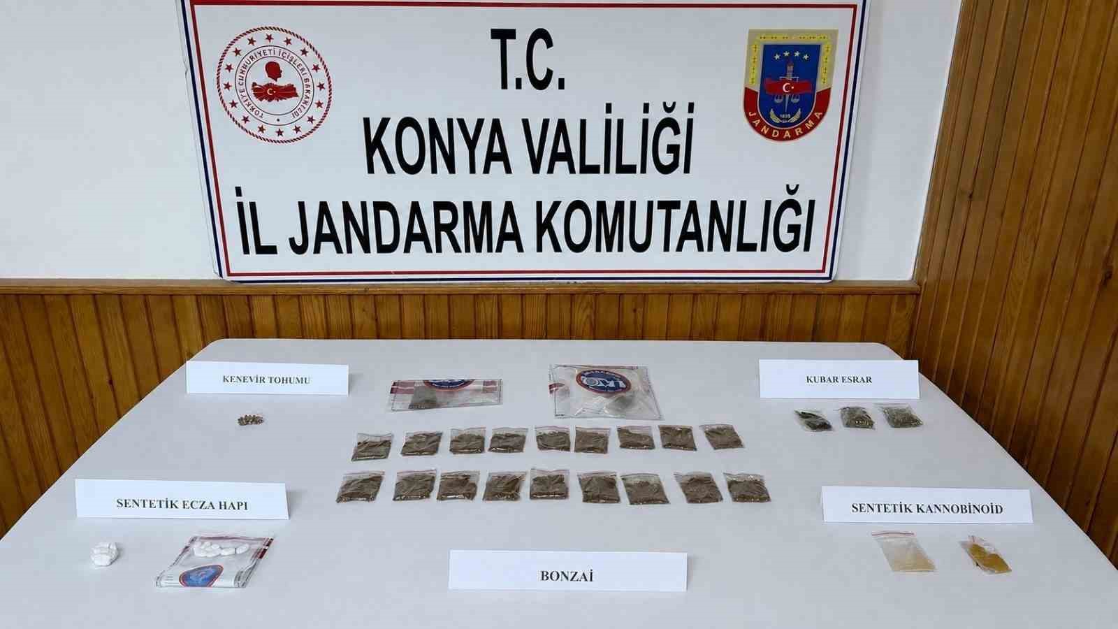 Konya’da jandarmadan uyuşturucu operasyonu: 6 tutuklama