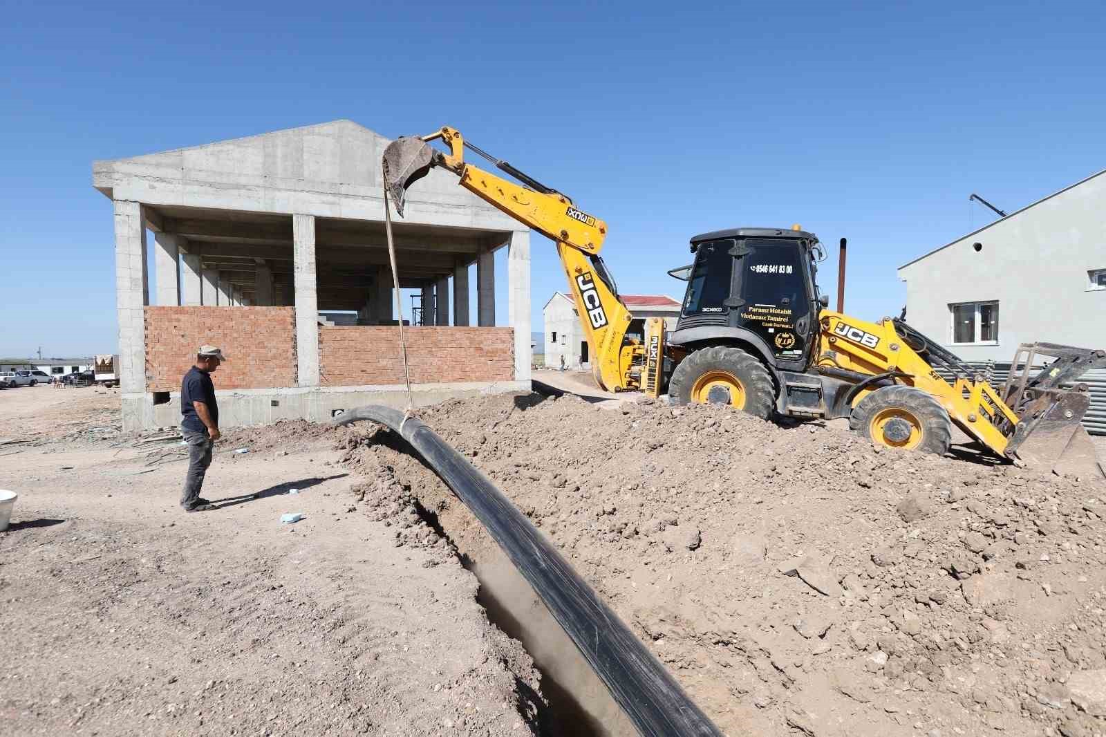 Kumlu’da atık su arıtma tesisinin yüzde 65’i tamamlandı