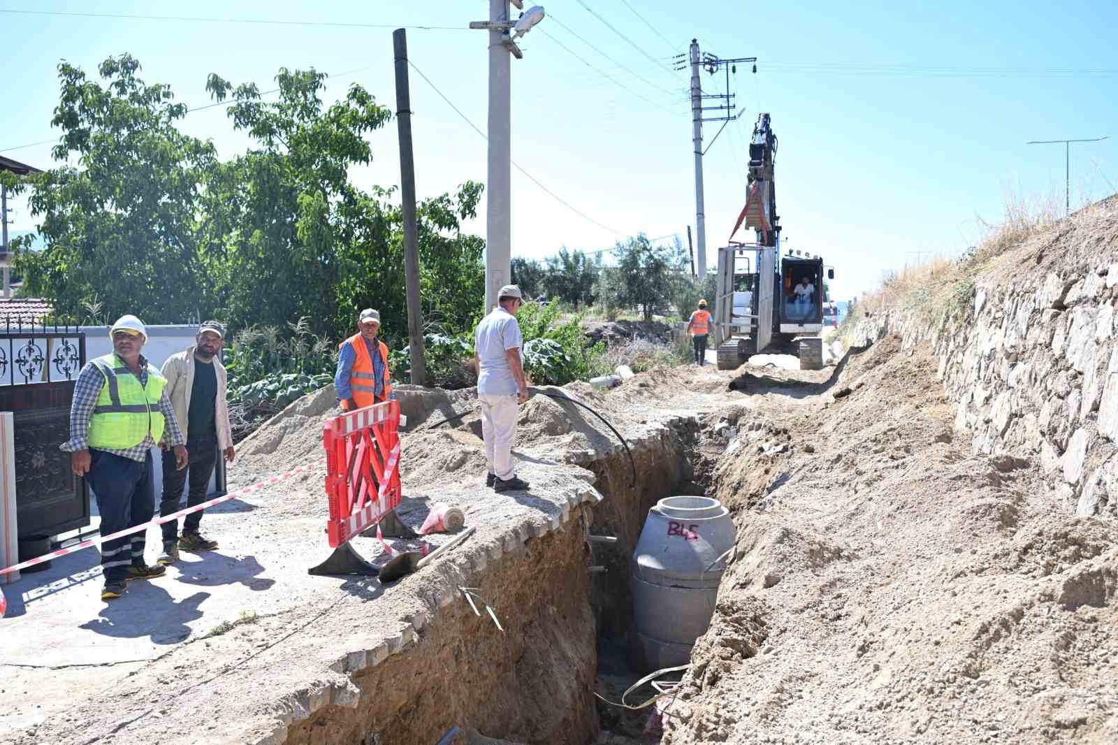 Sarıgöl Ahmetağa’da 25 yıllık altyapı sorunu çözülüyor