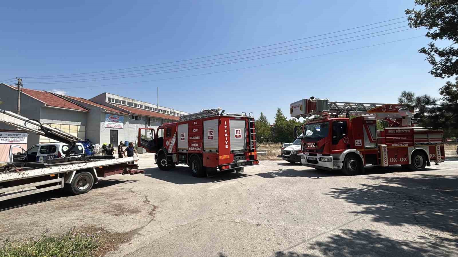 Bolu itfaiyesi temmuz ayında 193 olaya müdahale etti
