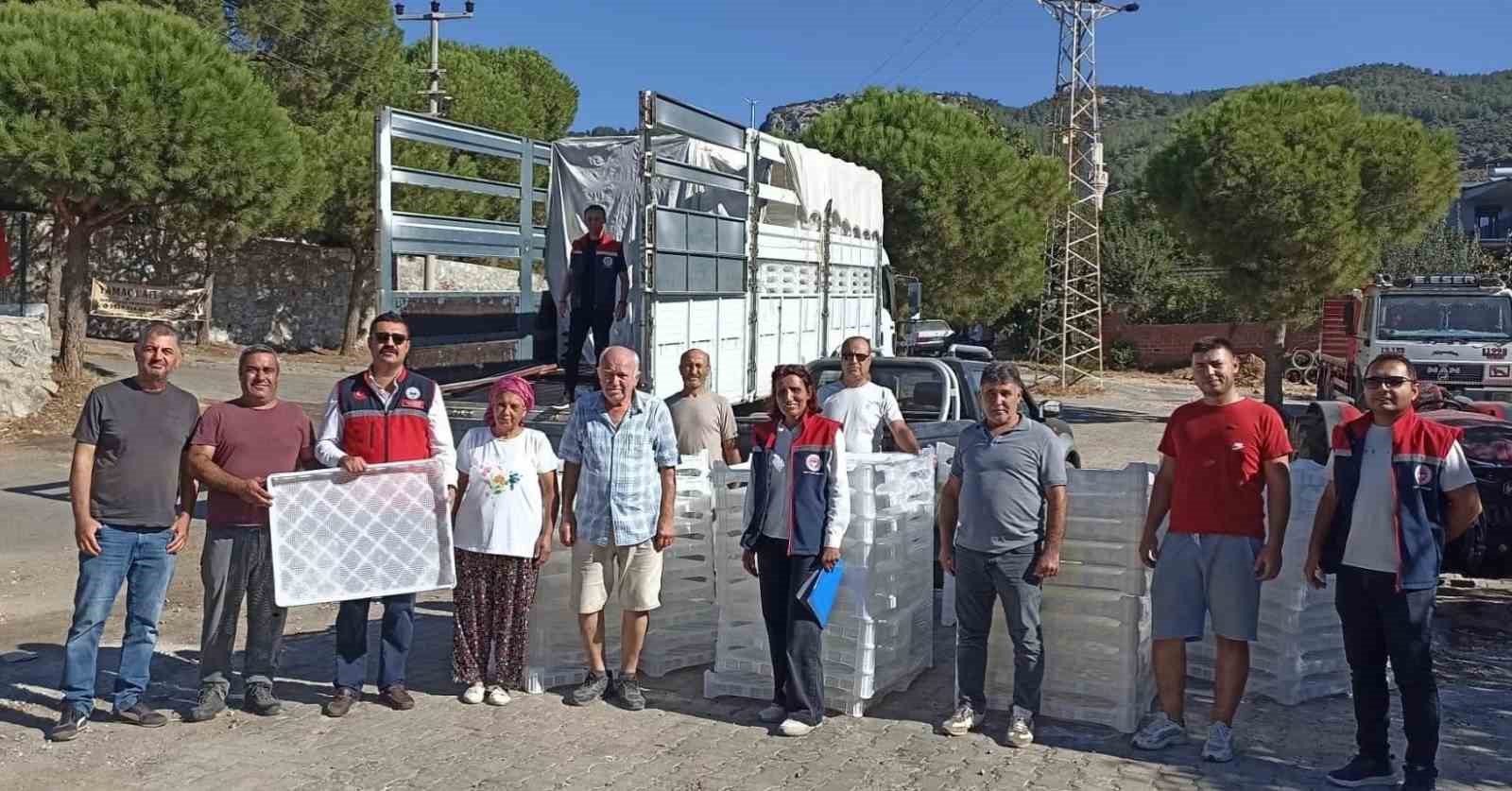 Söke’de incir üreticilerine yüzde 50 hibeli kerevet desteği