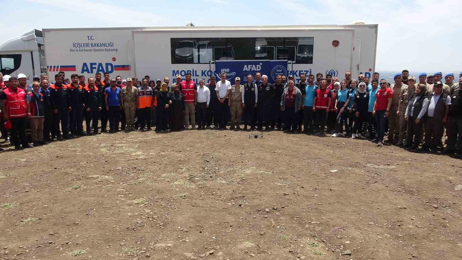 Kilis’te orman yangını müdahale tatbikatı yapıldı