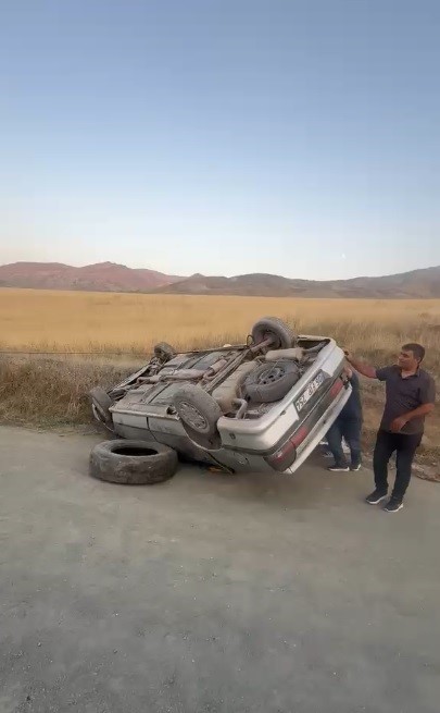 Sarıkamış&rsquo;ta yağmur kazayı beraberinde getirdi: 1 yaralı