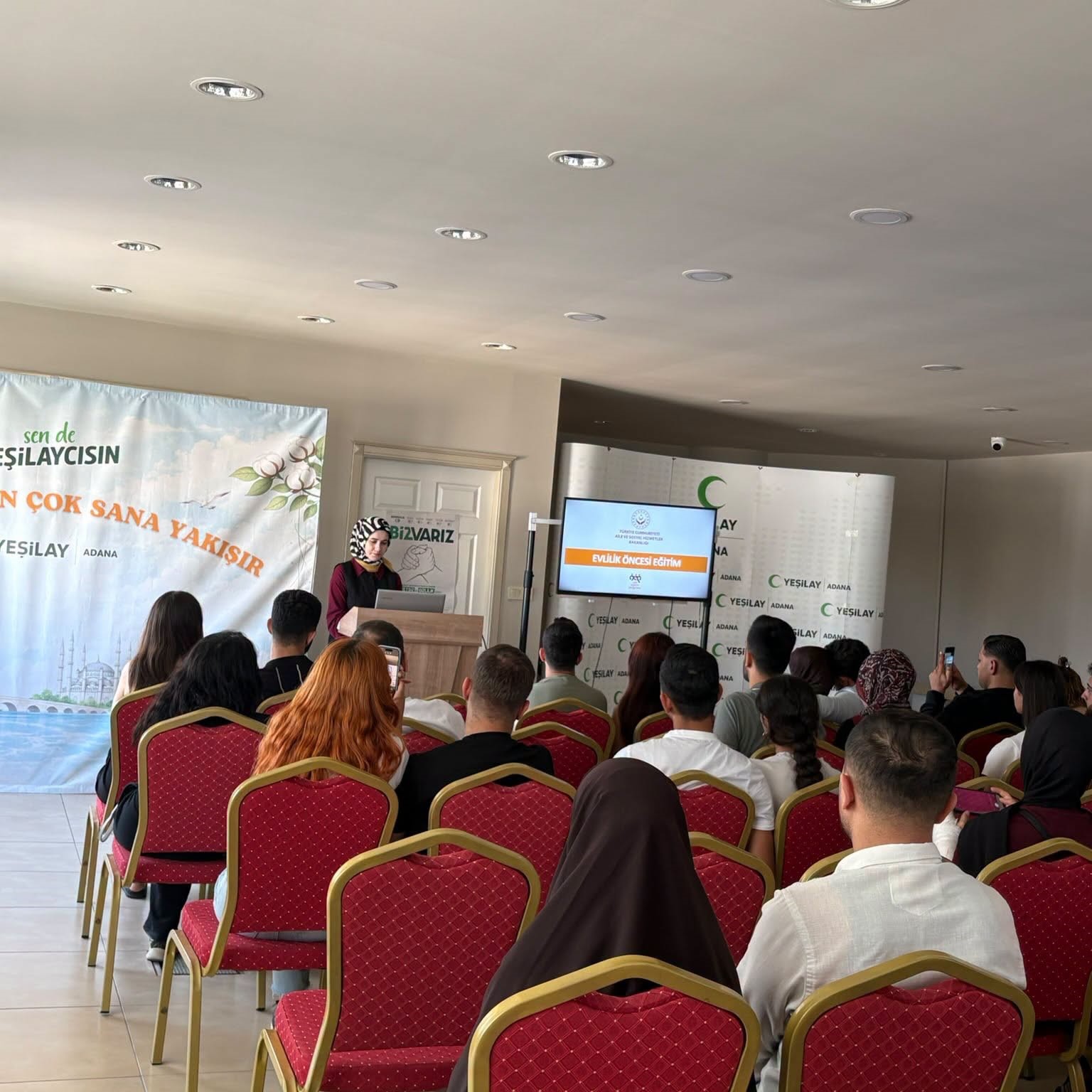 Adana’da evlenecek çiftler evlilik öncesi eğitimde buluştu