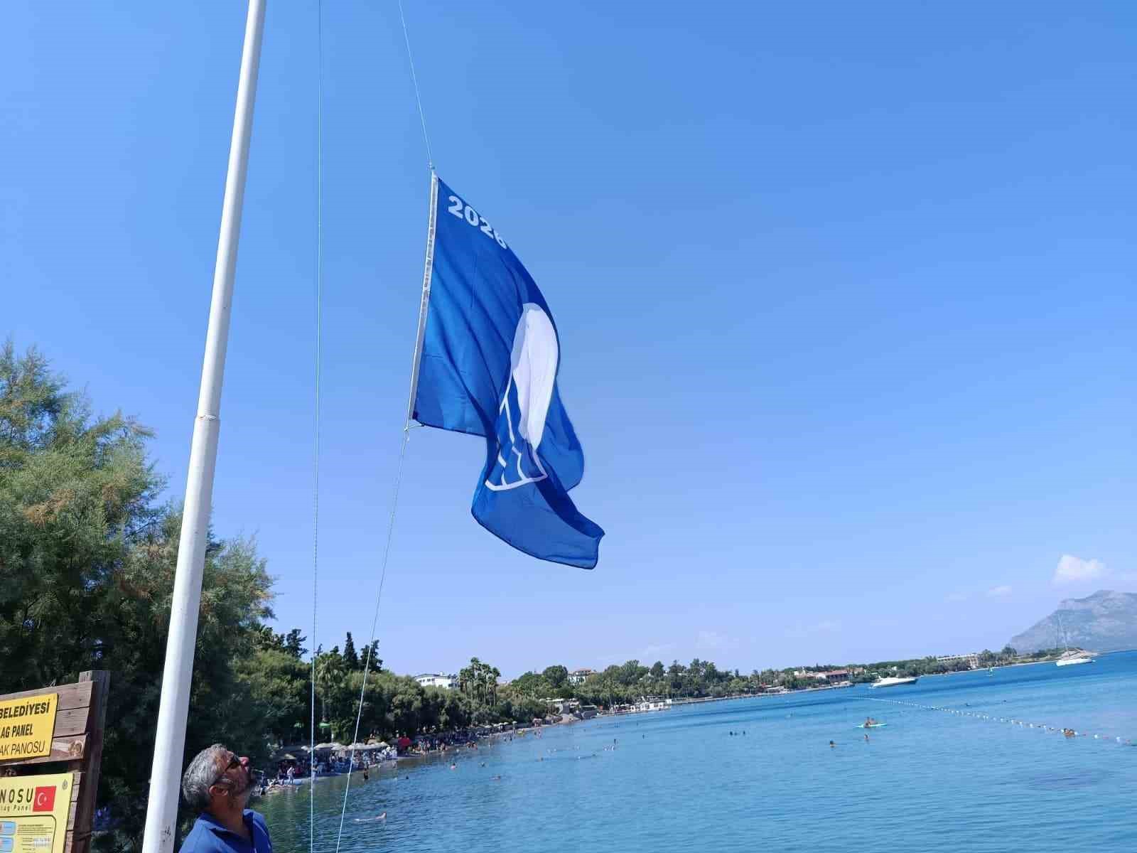 Hastanealtı Plajı’nda Mavi Bayrak yeniden gönderde
