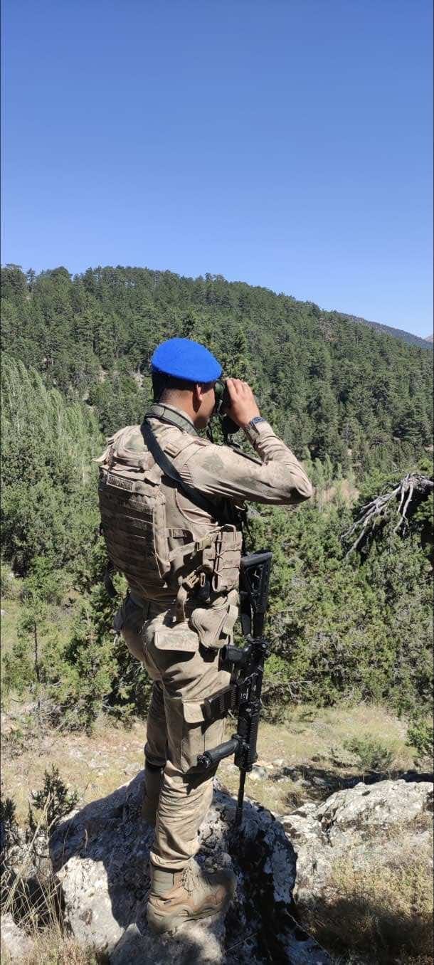 Burdur’da jandarma ekipleri orman yangınlarına karşı teyakkuzda