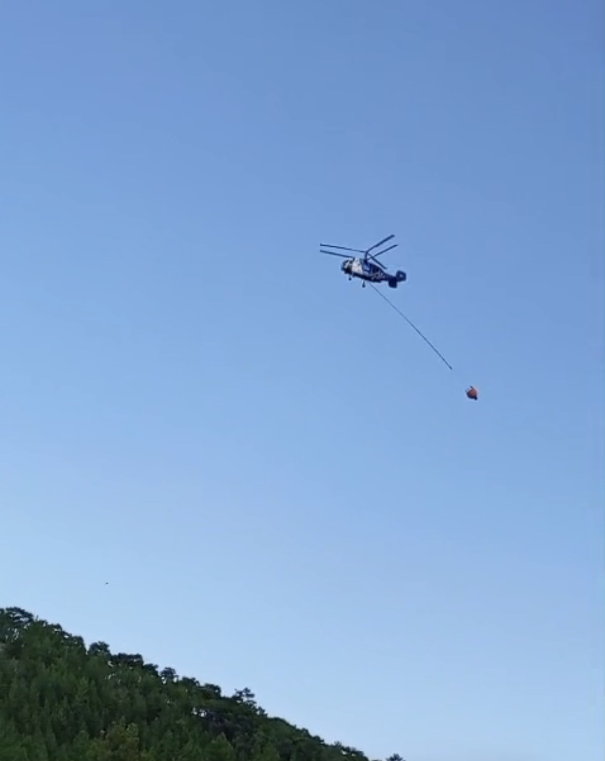 Burdur’da ormanlık alanda yangın