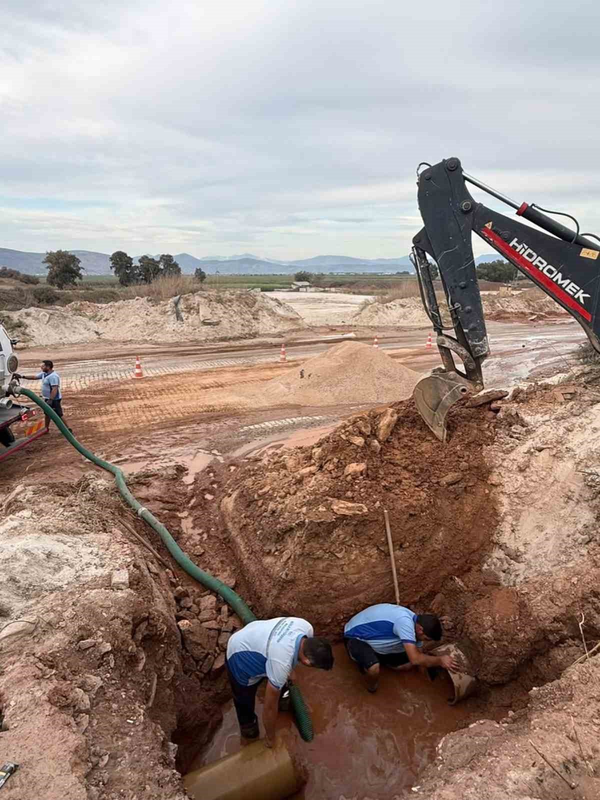 MUSKİ Genel Müdürü Şengül çalışmaları yerinde takip etti