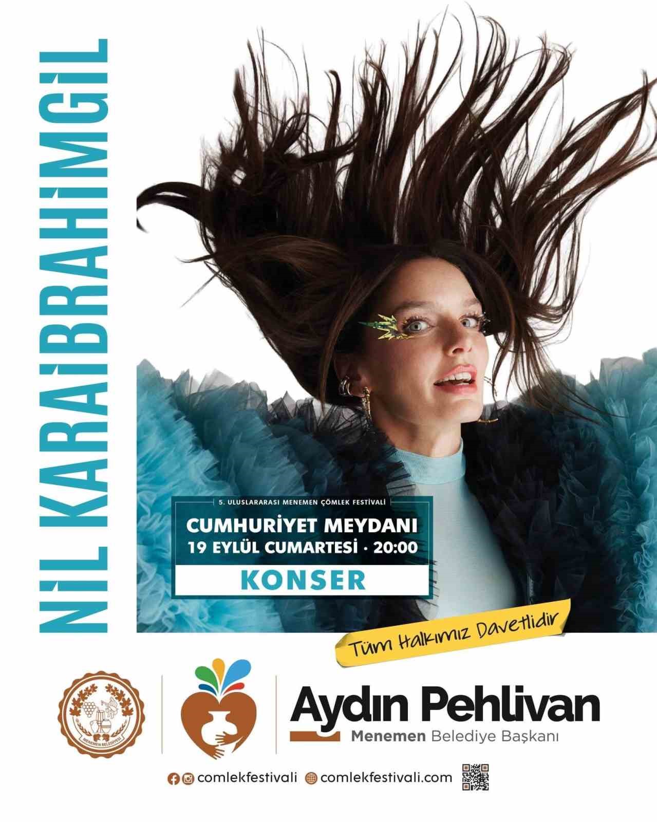 Menemen Çömlek Festivali coşkusu Edis ve Nil Karaibrahimgil ile yaşanacak
