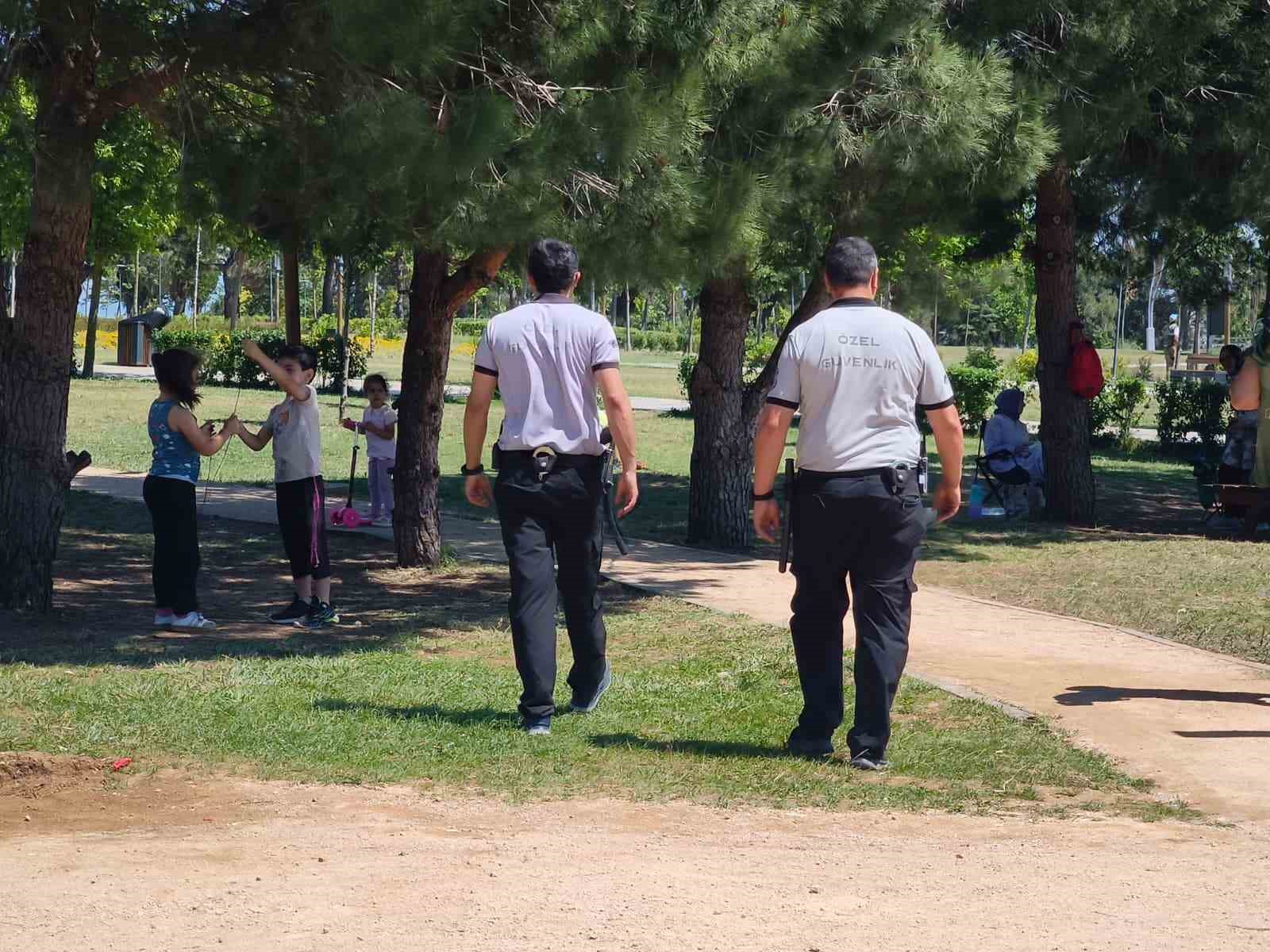 Kocaeli’deki millet bahçelerinde 7/24 güvenlik mesaisi