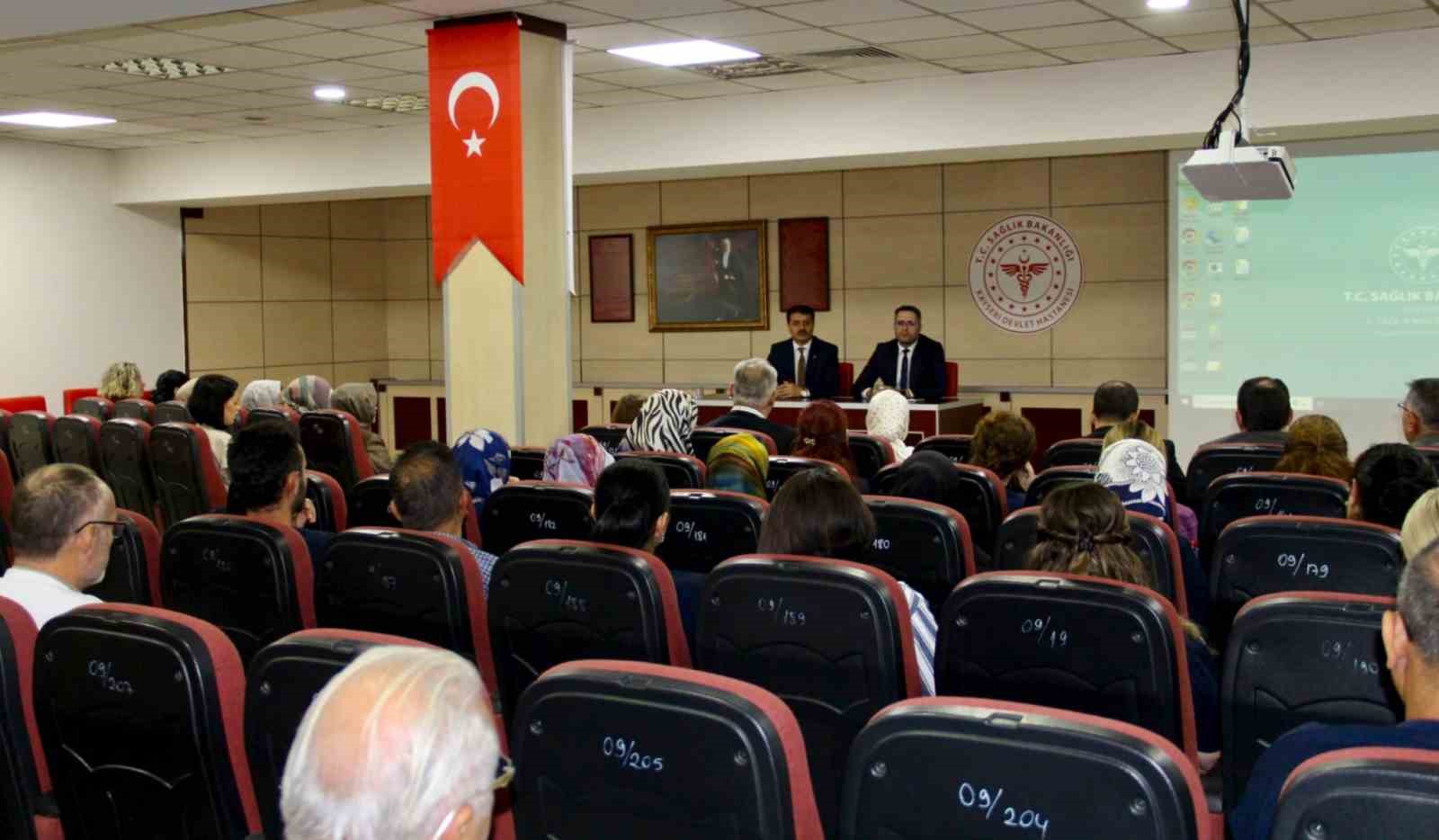 Kayseri Devlet Hastanesi’nde Koordinasyon Toplantısı gerçekleştirildi