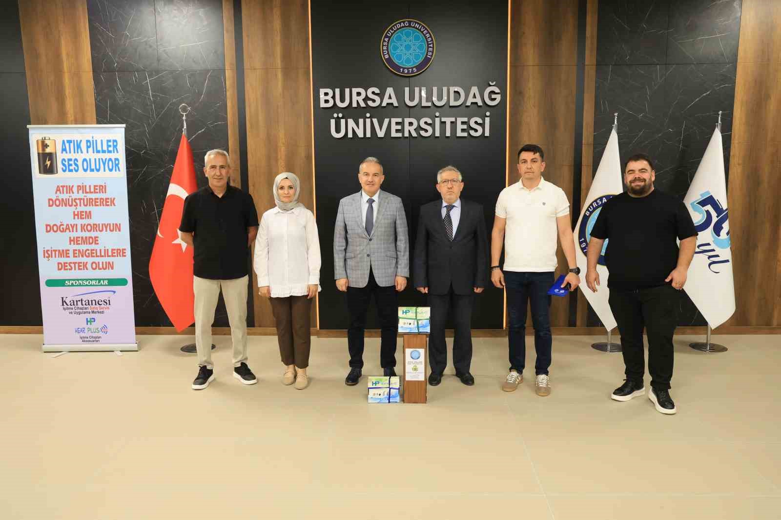 BUÜ’de "Atık piller işitme engellilere ses oluyor"