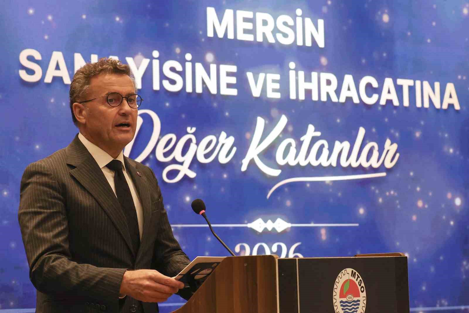 Mersin&rsquo;in &uuml;retim ve ihracat başarısı ta&ccedil;landırıldı