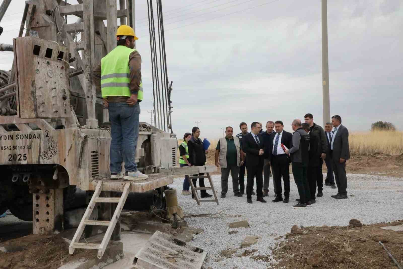 Yoncalı’da jeotermal üretim kuyusu için sondaj başladı