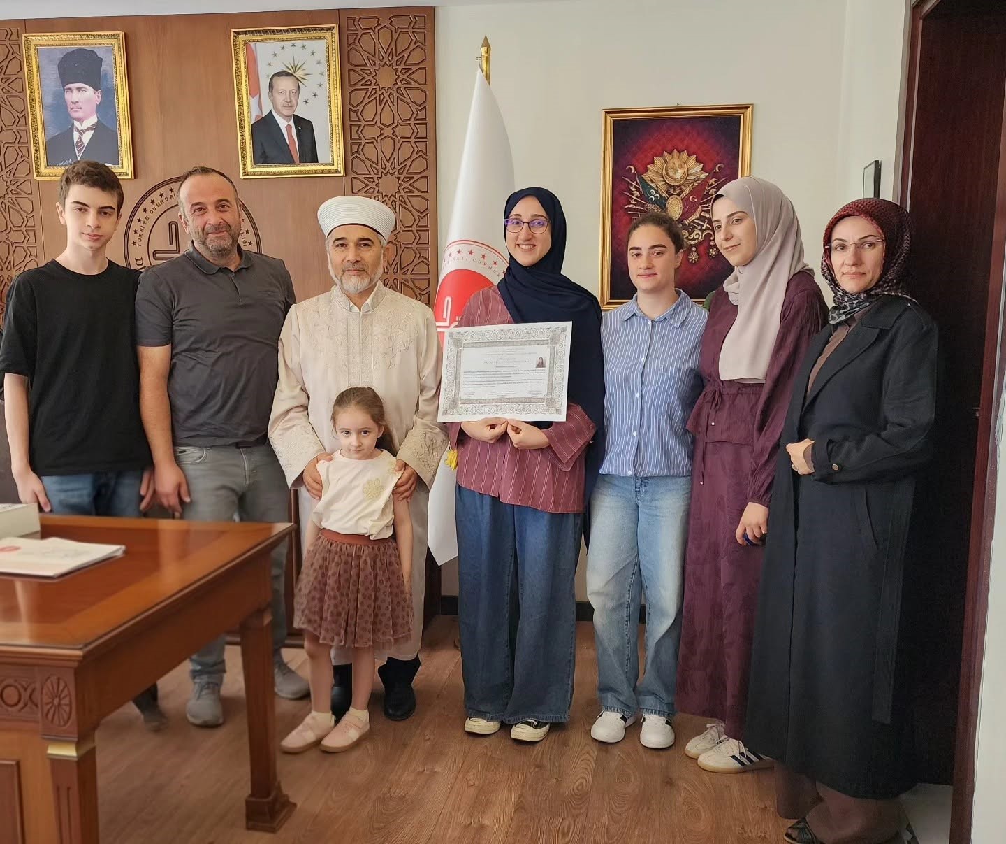 İl Müftülüğünde ihtida merasimi gerçekleştirildi
