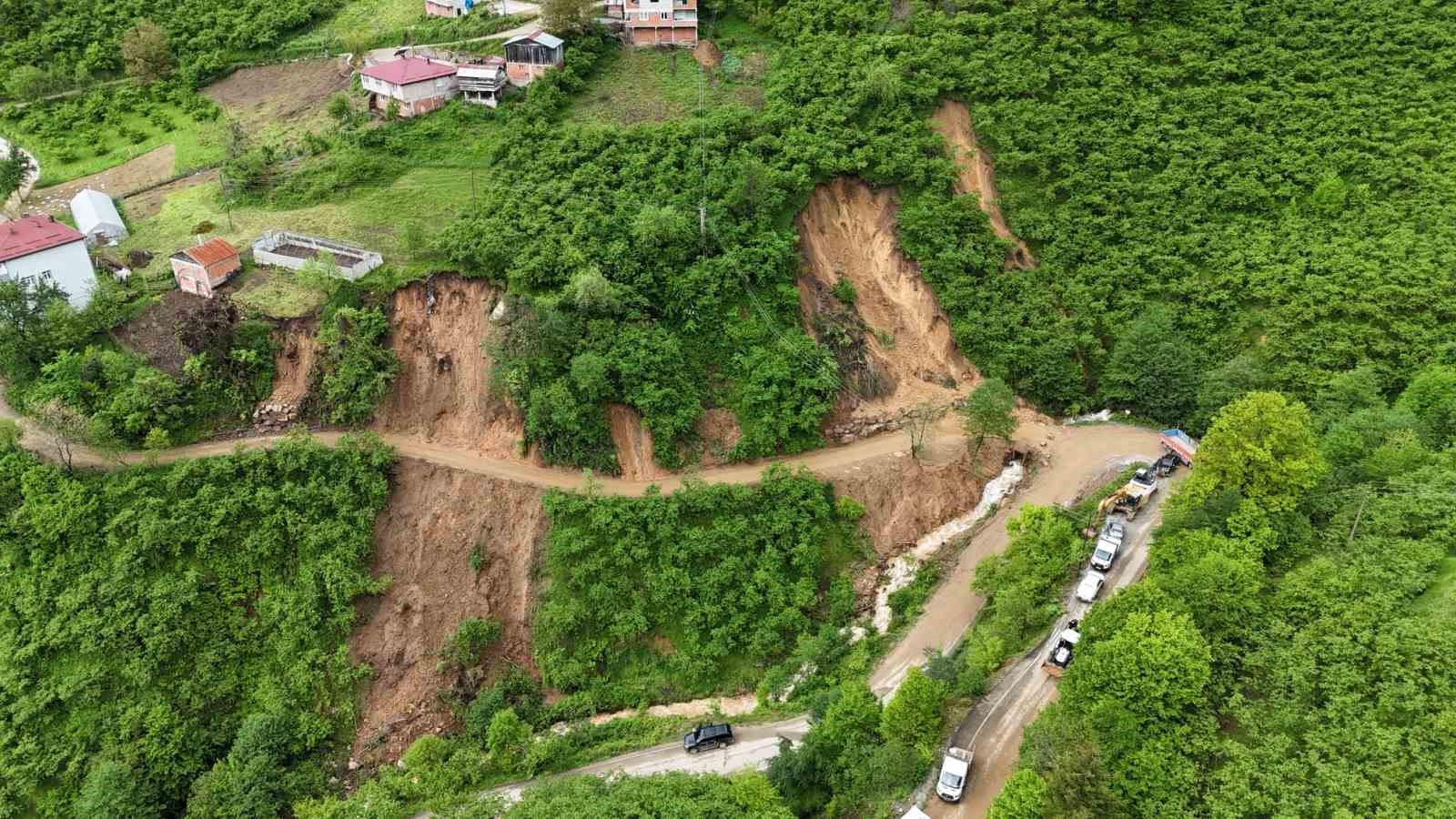Giresun’da aşırı yağışların bilançosu büyüyor