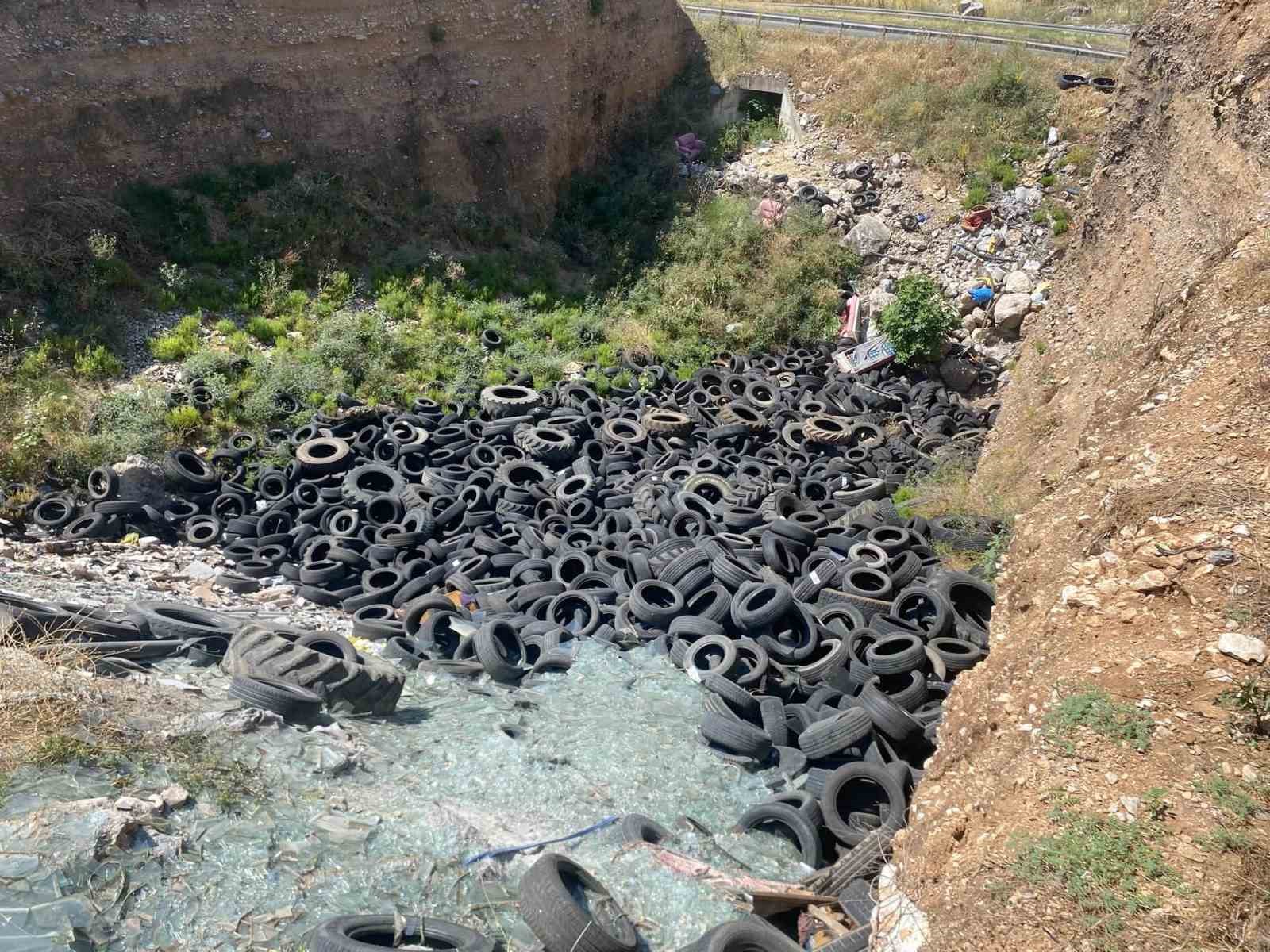 Atık lastikler doğaya değil, geri dönüşüme gidecek