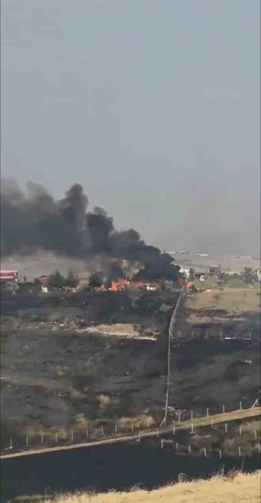 Ankara’da çıkan ot yangını kontrol altına alındı