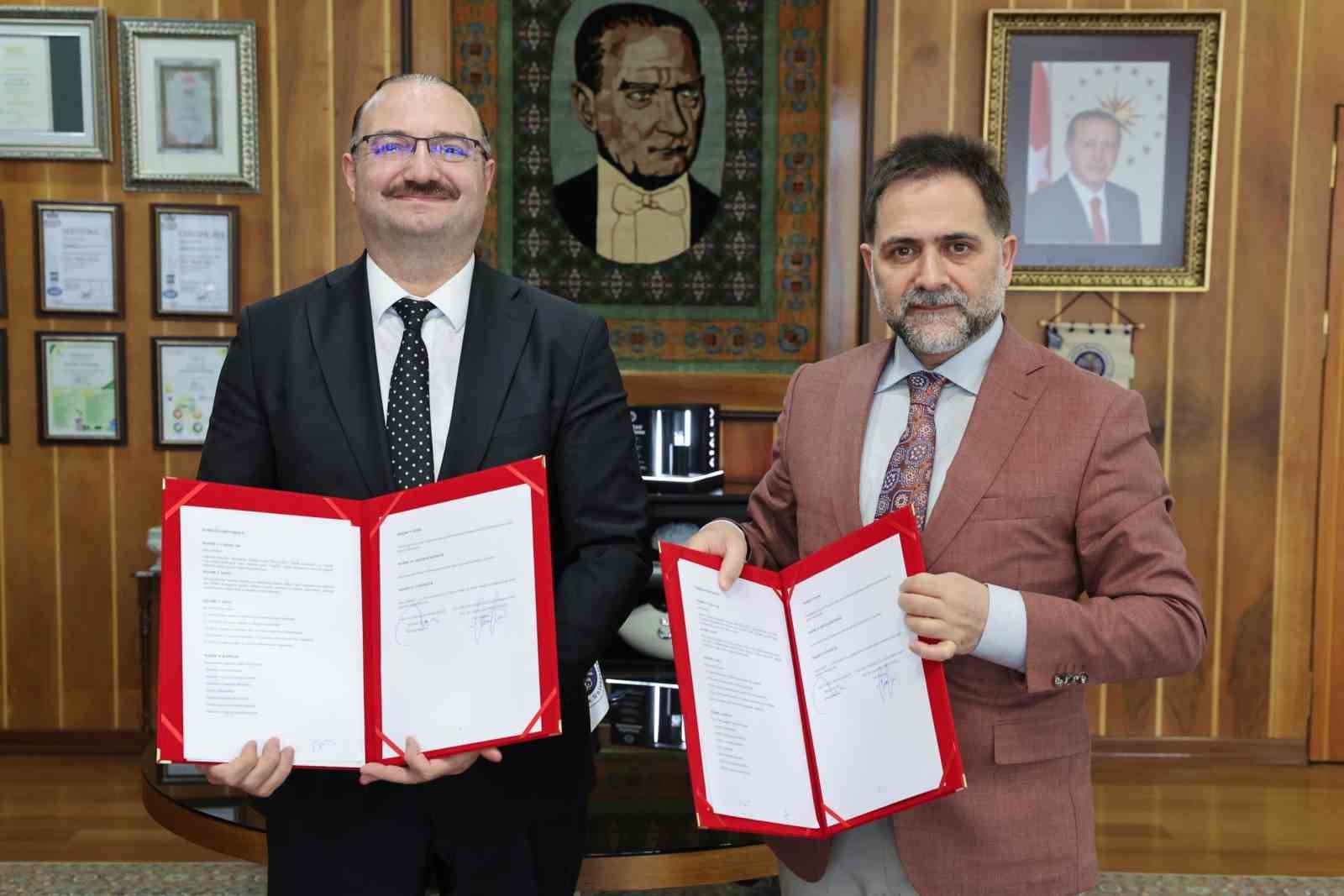 Atatürk Üniversitesi ile Yakutiye Belediyesi arasında kampüse değer katacak iş birliği