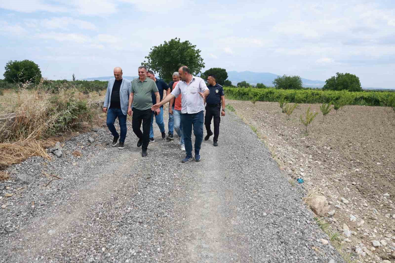 Başkan Şimşek’ten ova yollarına yerinde inceleme
