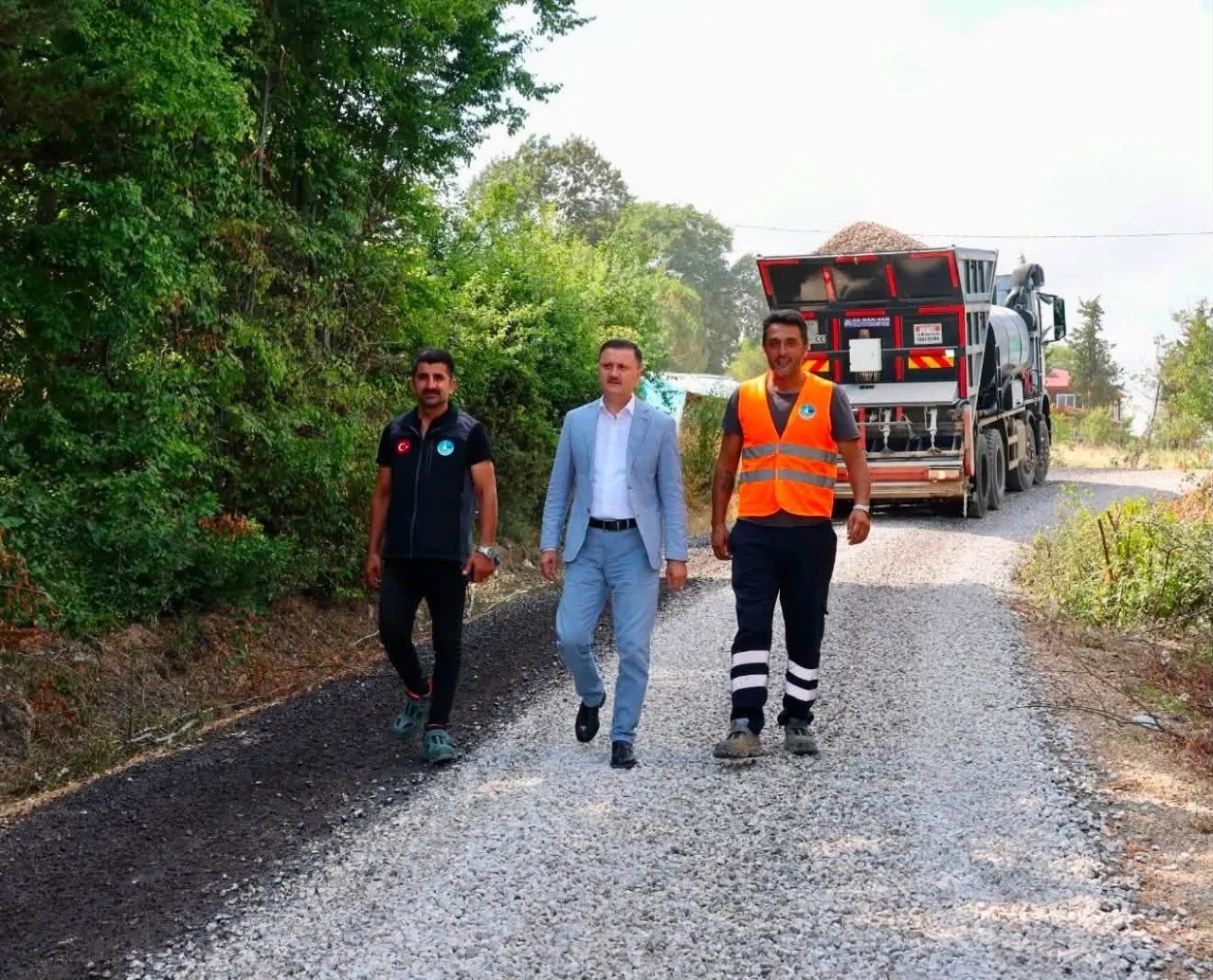 Sinop’ta sathi kaplama çalışmaları