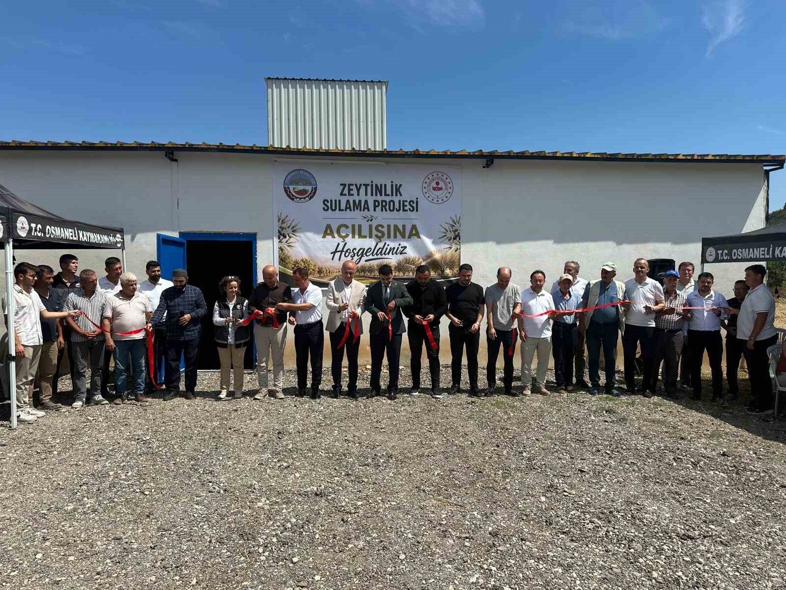 Bilecik’te 27 milyon liralık "Sulama Projesi" tamamlandı
