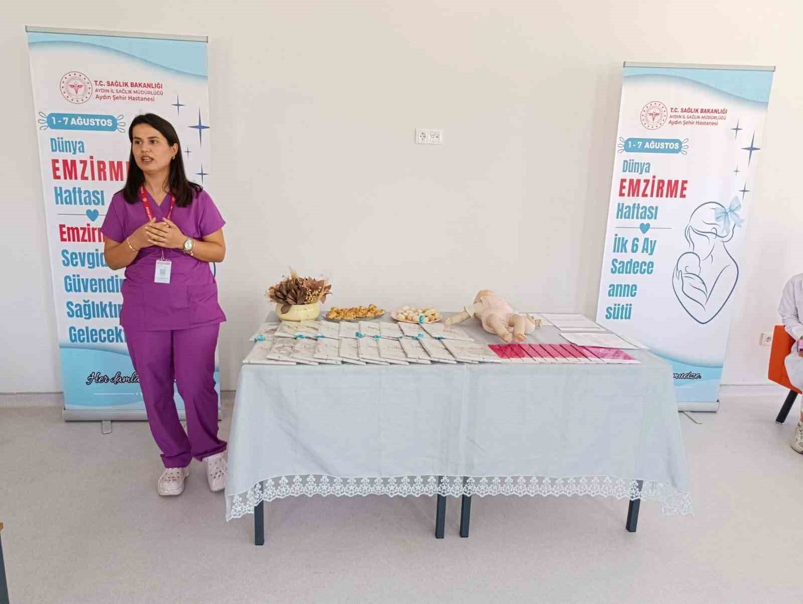 Aydın Şehir Hastanesi’nde anne ve bebek sağlığı için anlamlı buluşma