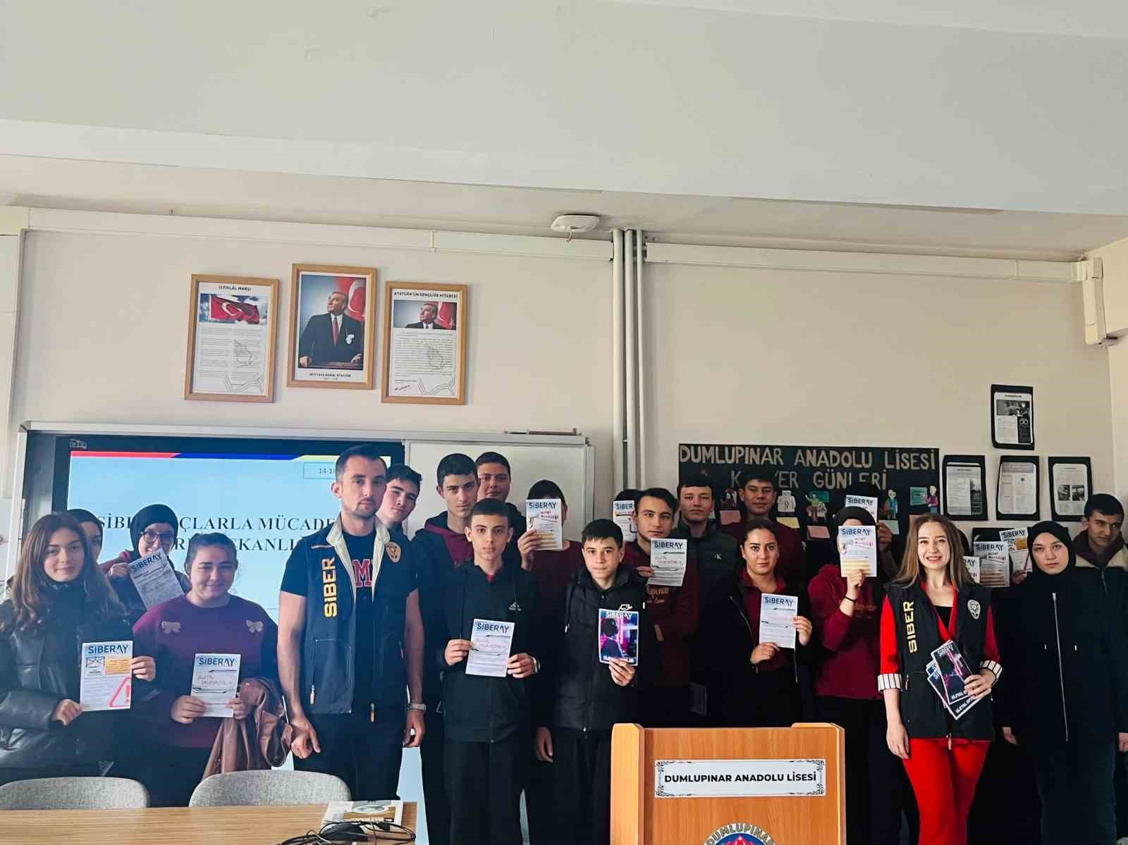 Kütahya’da lise öğrencilerine siber güvenlik eğitimi