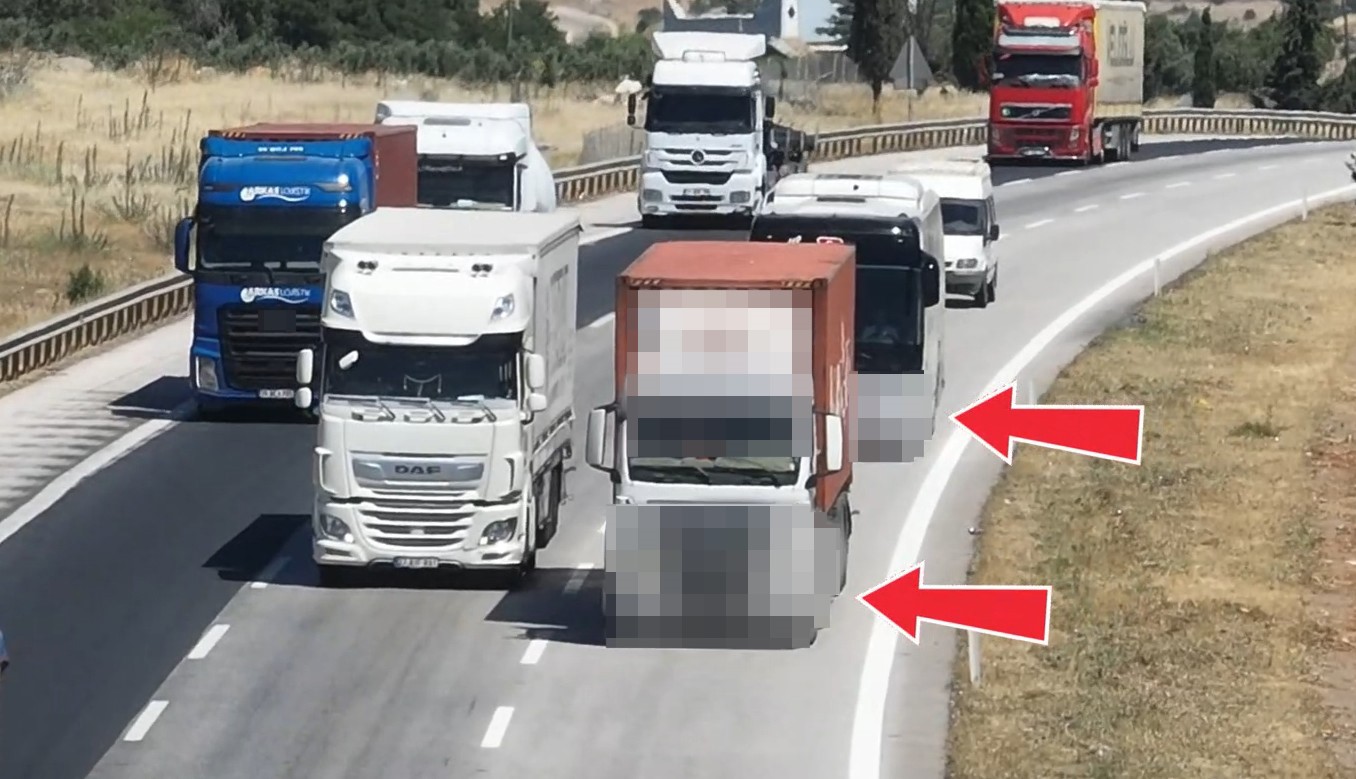 Gaziantep’te otoyolda dron destekli denetimlerde 106 bin araç kontrol edildi