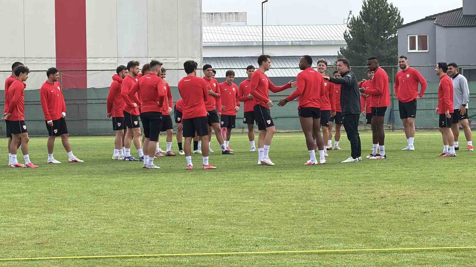 Boluspor, Sarıyer maçı hazırlıklarını tamamladı