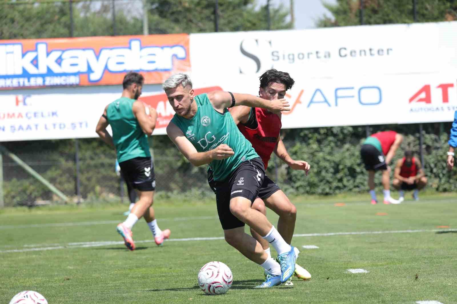 Konyaspor, Kocaelispor maçı hazırlıklarını sürdürüyor