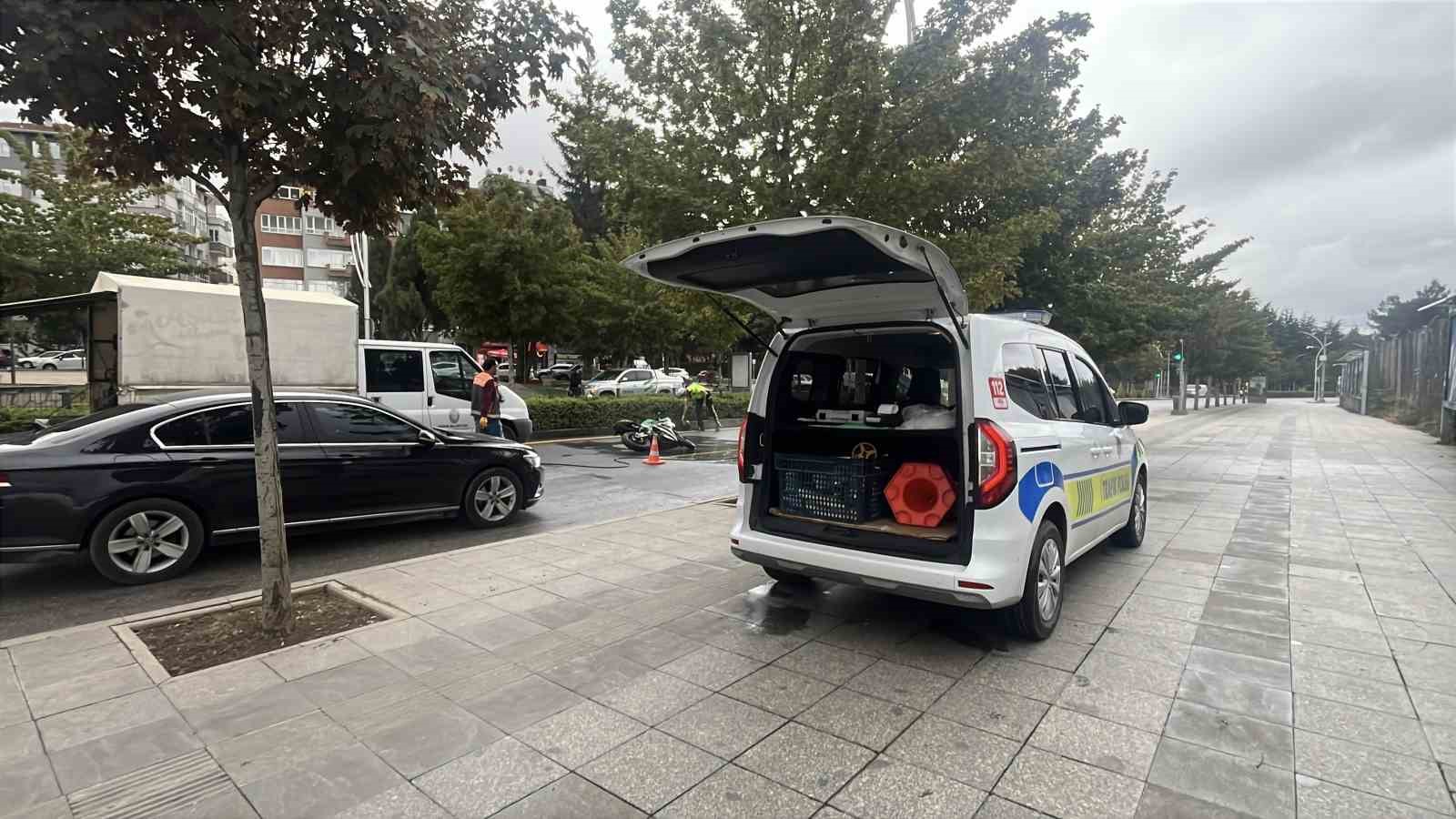 &Ccedil;orum&rsquo;da motosiklet kazası: 1 &ouml;l&uuml;
